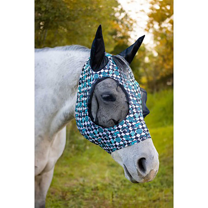 Patterned Lycra Fly Mask