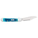 Case Caribbean Blue Bone - Sawcut Jig Mini CopperLock