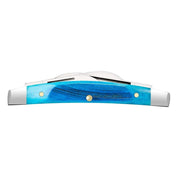 Case Caribbean Blue Bone - Sawcut Jig Small Congress