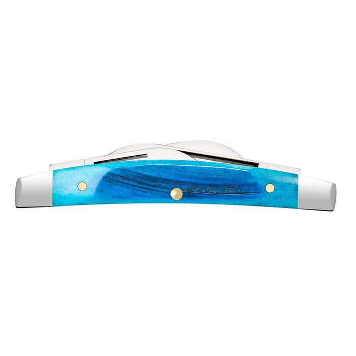 Case Caribbean Blue Bone - Sawcut Jig Small Congress