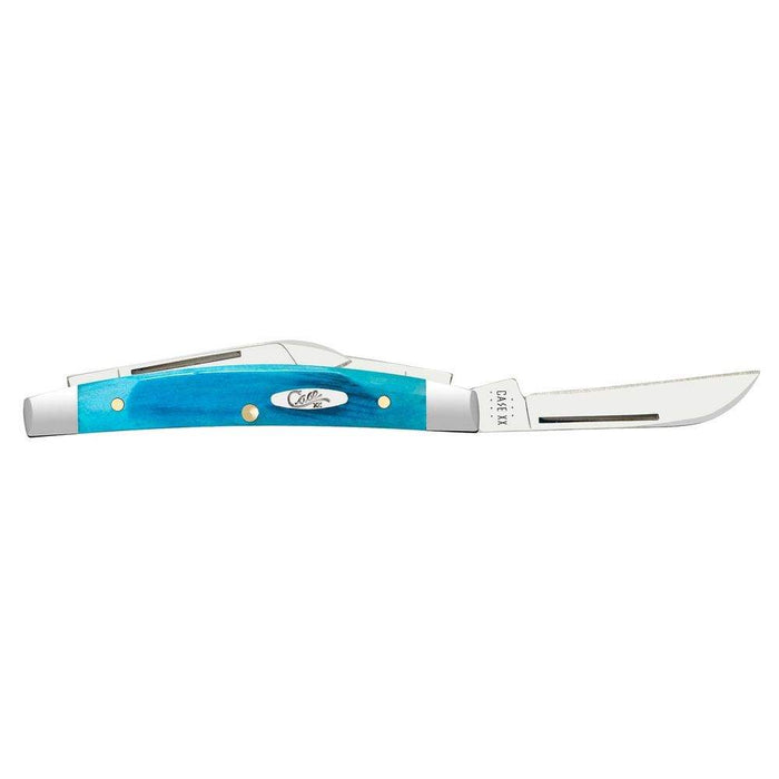Case Caribbean Blue Bone - Sawcut Jig Small Congress