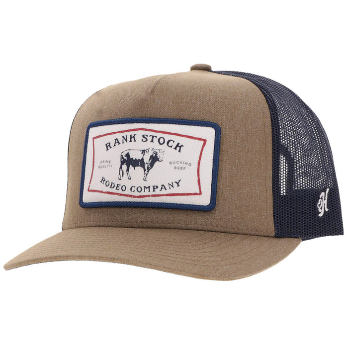 Hooey Rank Stock Tan Trucker Cap