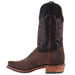 Olathe Boot Company Men`s Tan Cape Buffalo 12in Black Top Boot