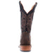 Olathe Boot Company Men`s Tan Cape Buffalo 12in Black Top Boot