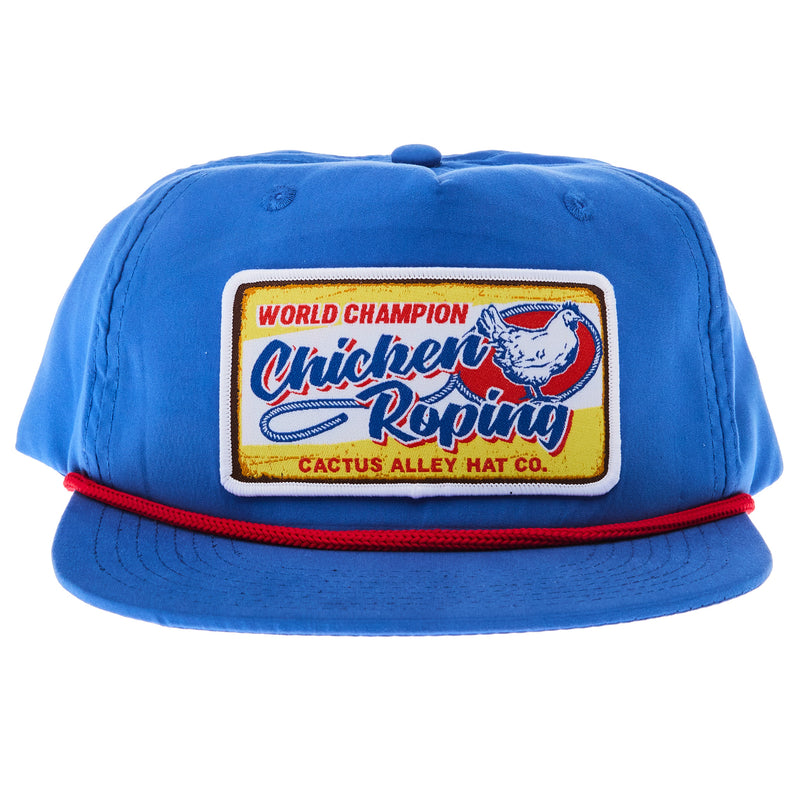 Cactus Alley Hat Co Mens Chicken Choking Royal Cap