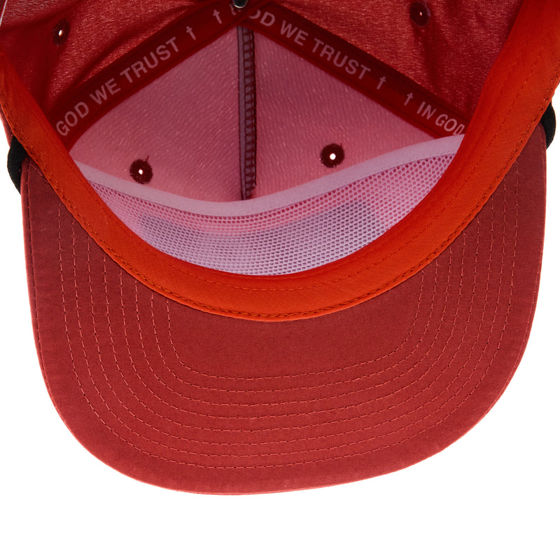 Cactus Alley Hat Co Jackalope Orange and Black Cap