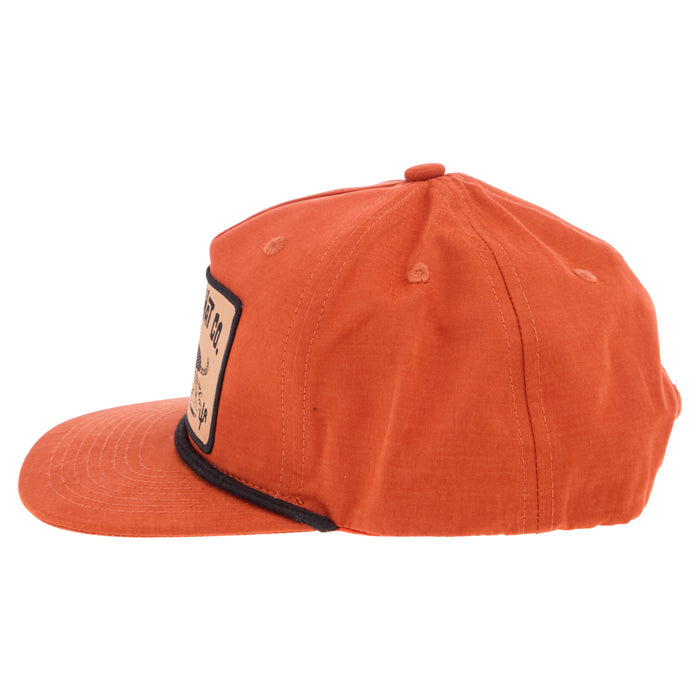 Cactus Alley Hat Co Buckin Dillo Orange/Black Cap