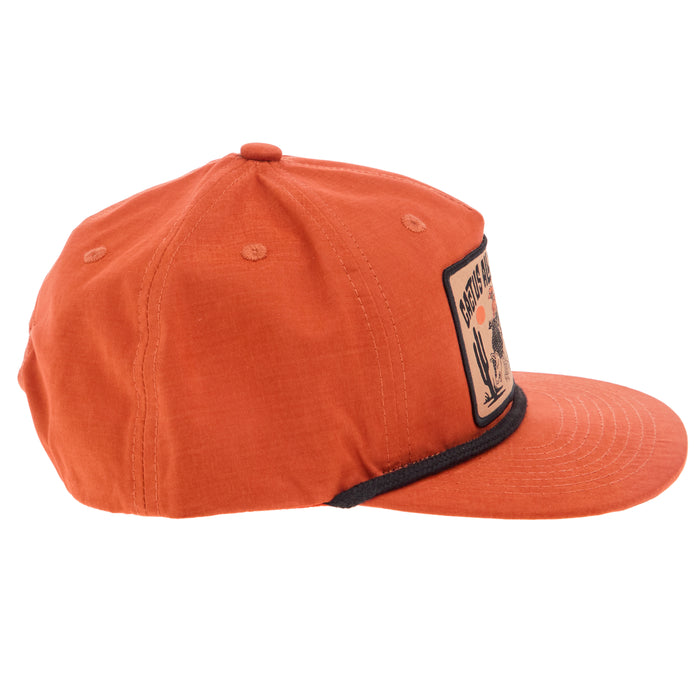 Cactus Alley Hat Co Buckin Dillo Orange/Black Cap