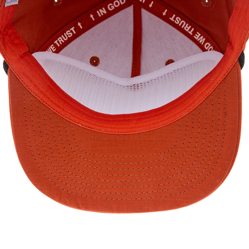Cactus Alley Hat Co Buckin Dillo Orange/Black Cap