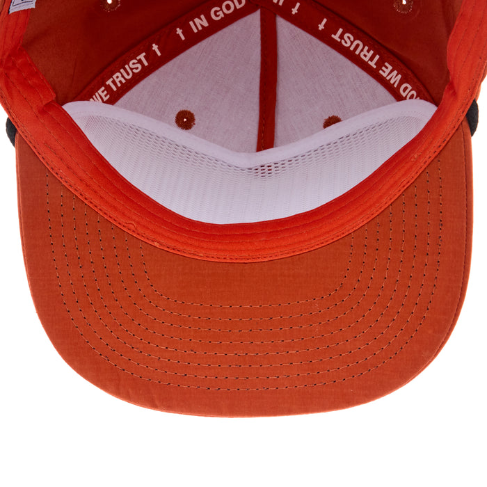 Cactus Alley Hat Co Buckin Dillo Orange/Black Cap