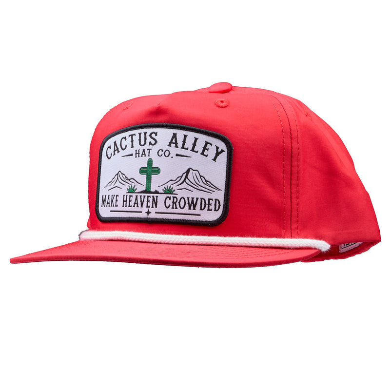 Cactus Alley Hat Co Make Heaven Crowded Red Cap
