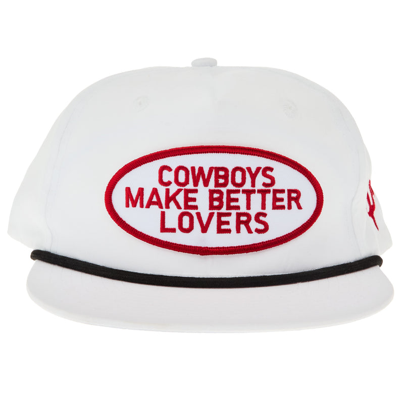 Cactus Alley Hat Co Better Lovers White and Black Cap