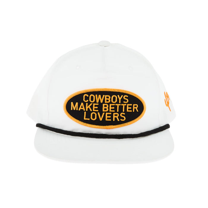 Cactus Alley Hat Co Better Lovers White and Black Cap