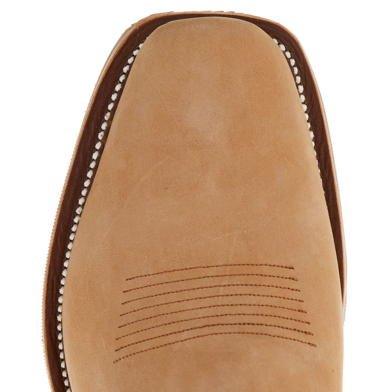 Olathe Boot Company Men's Ride Ready Beeswax Mesquite 13in. Red Navajo Bison Top Boot