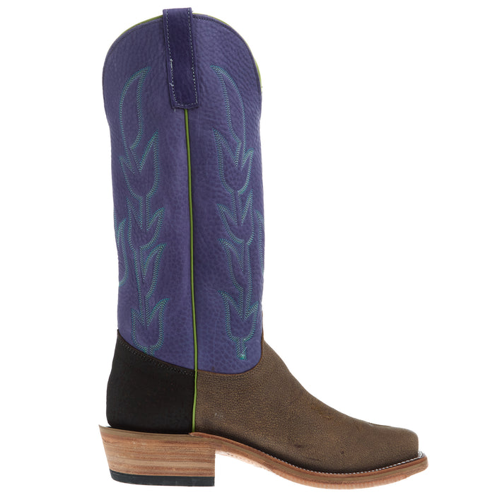 Olathe Boot Company Men's Ride Ready Eastwood Camel 15in Purple Bulldozer Top