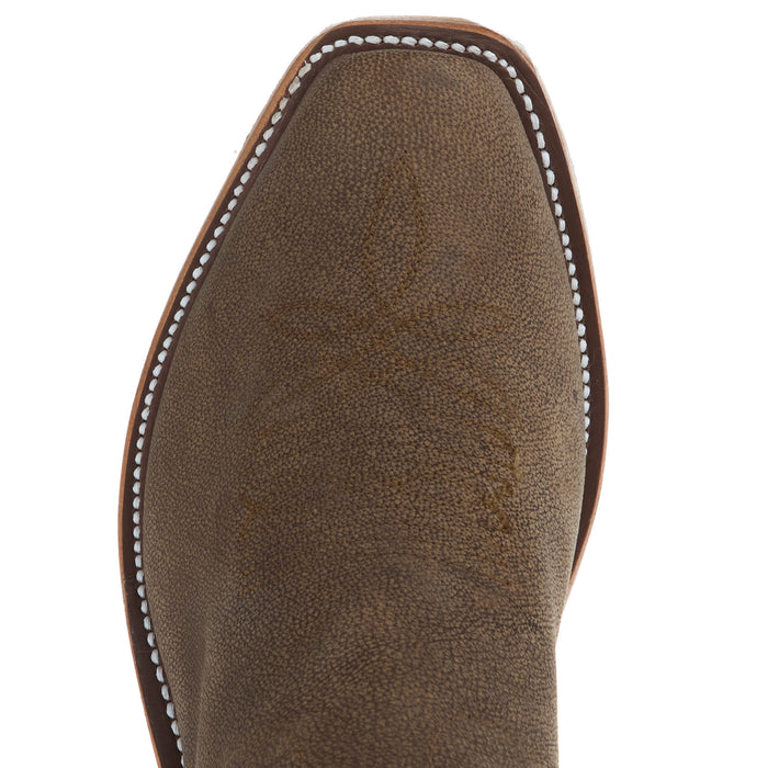 Olathe Boot Company Men's Ride Ready Eastwood Camel 15in Purple Bulldozer Top