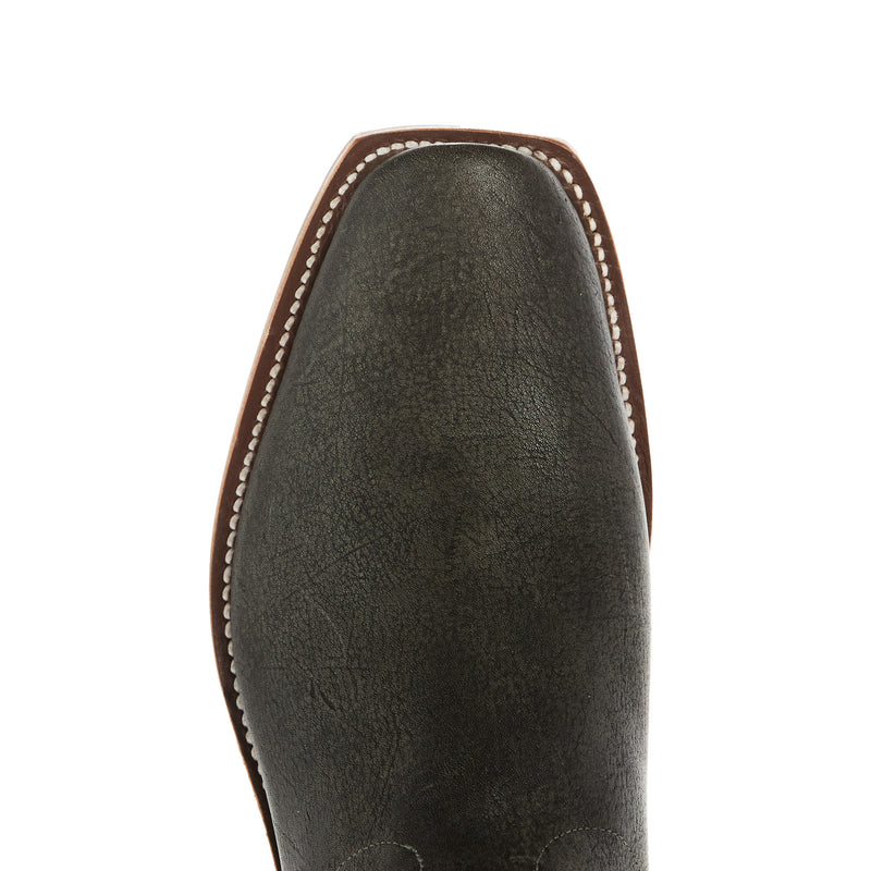 Olathe Boot Company Men`s Ride Ready Slate Safari Giraffe 15in Navy Waxy Kansas Top