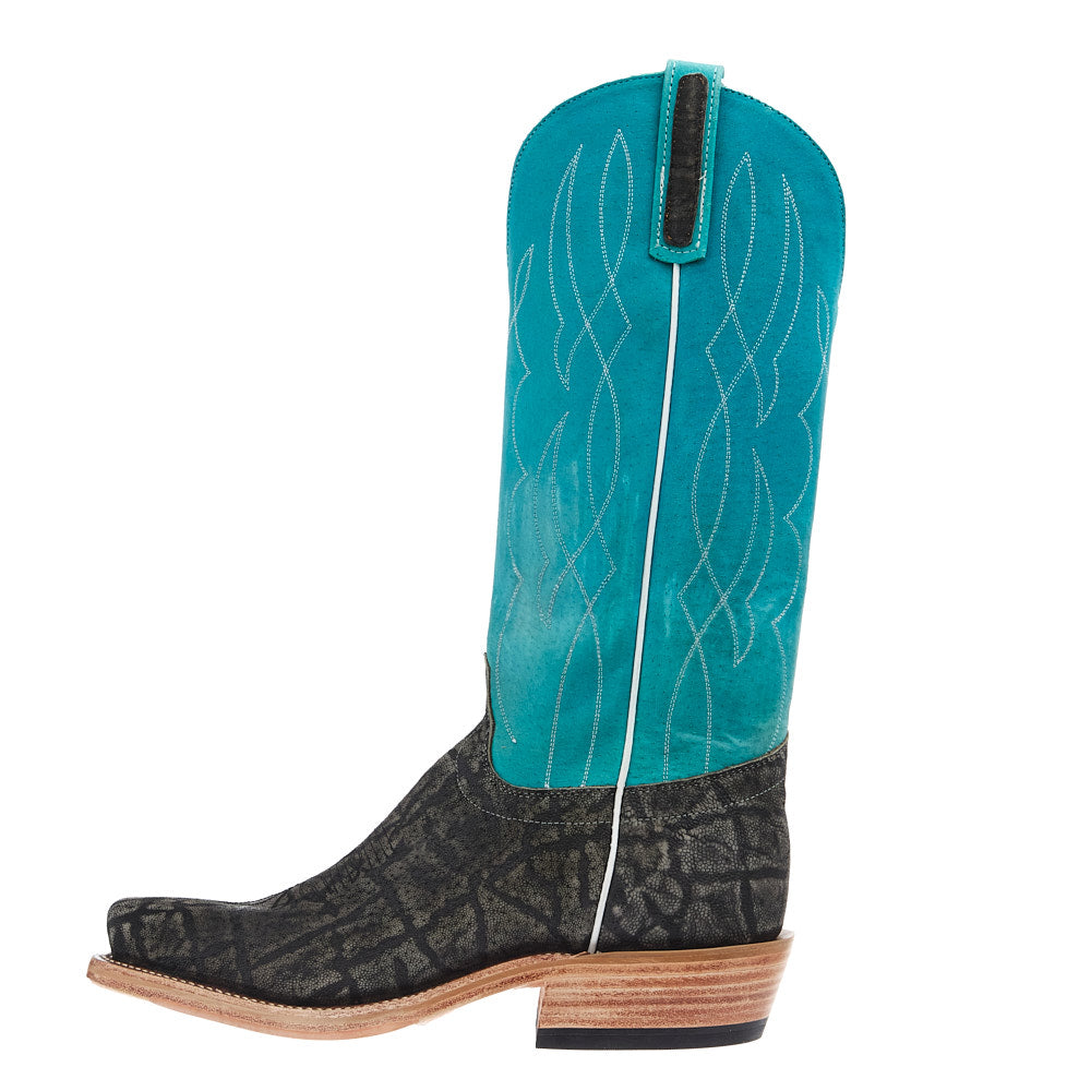 Olathe Boot Company Men's Ride Ready Grey Safari Elephant Vamp