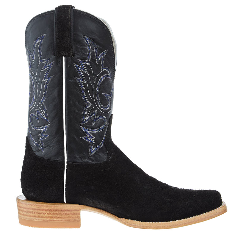 Hondo Enterprises Inc Men`s Black Roughout Vamp 11In Black Top Boot