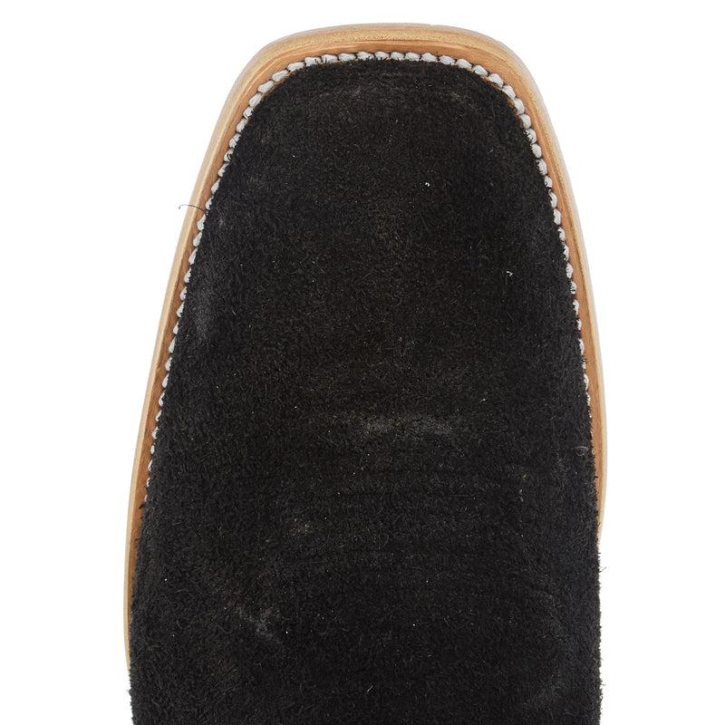 Hondo Enterprises Inc Men`s Black Roughout Vamp 11In Black Top Boot