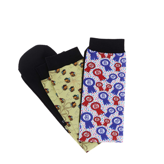Dreamers & Schemers Women's Bee Haw Pair & A Spare Socks