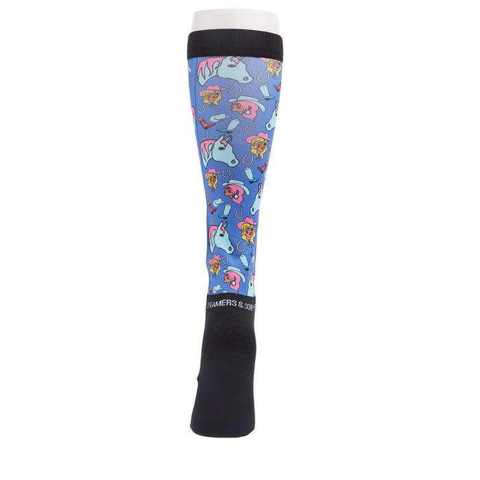 Dreamers & Schemers Women's Cowgirl Rodeo Pair & A Spare Socks