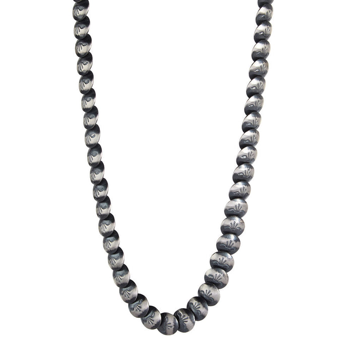 NRS Sterling Silver Flat Disc Necklace