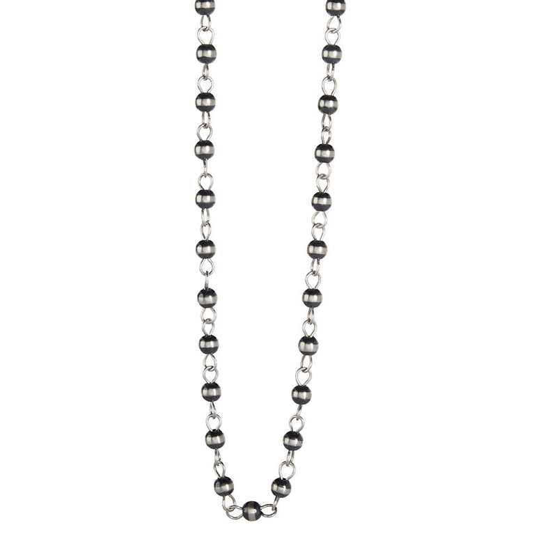 NRS Sterling Chain and Navajo Pearl Necklace