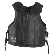 Adult Genuine Leather Bull Riding Protective Vest