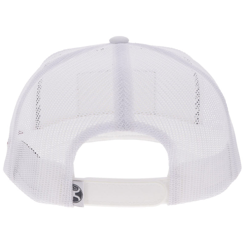 Hooey Men's White Liberty Roper Cap