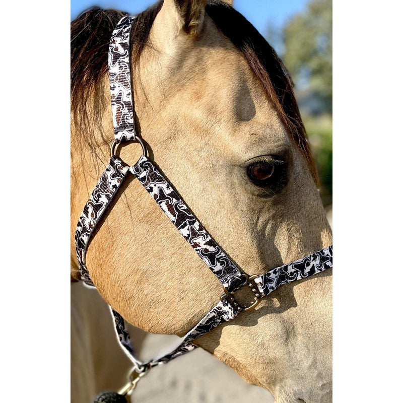 Patterned Nylon Horse Halter