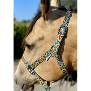 Patterned Nylon Horse Halter