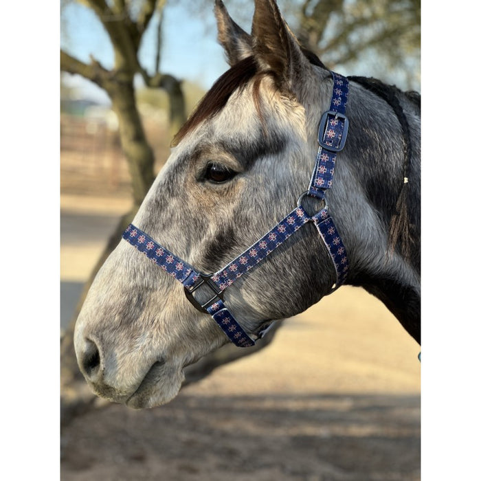 Patterned Nylon Horse Halter