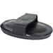 Large Soft Rubber Curry Comb Black