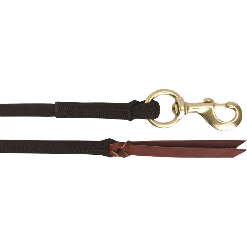 5/8in x 9ft Black Braided Yacht Lead With Popper