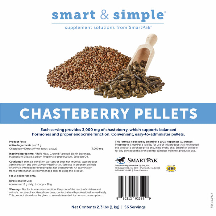 Smartequine Smart & Simple Chasteberry Pellets 2.3 lb Bag