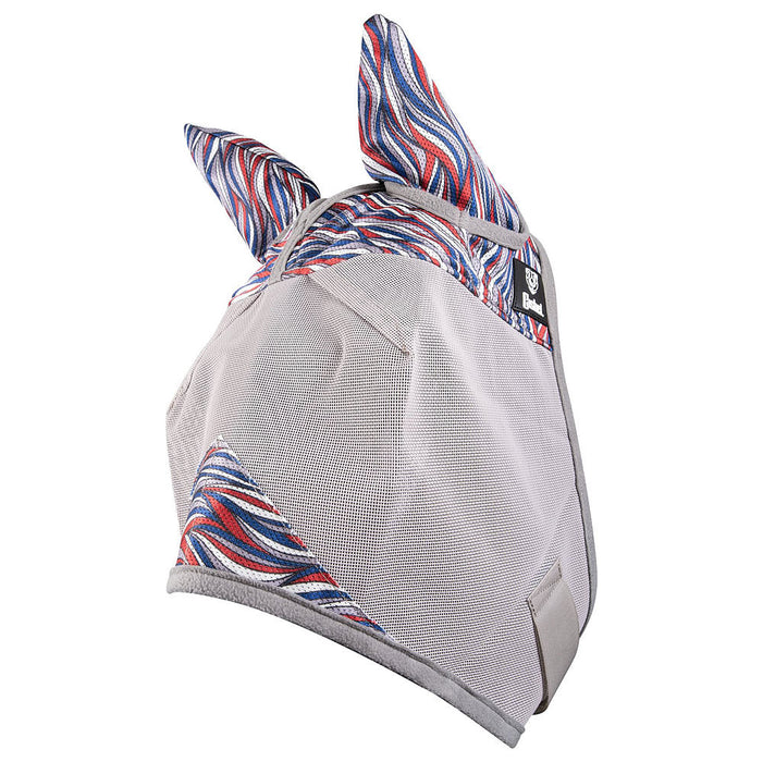 Crusader Patterned Fly Mask With Ears