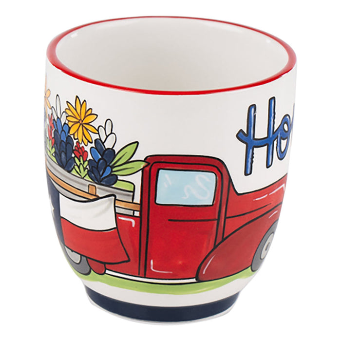 Glory Haus Inc Texas Flag Howdy Truck Mug