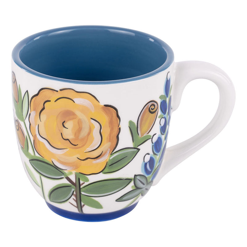 Glory Haus Texas Flag & Flower Mug