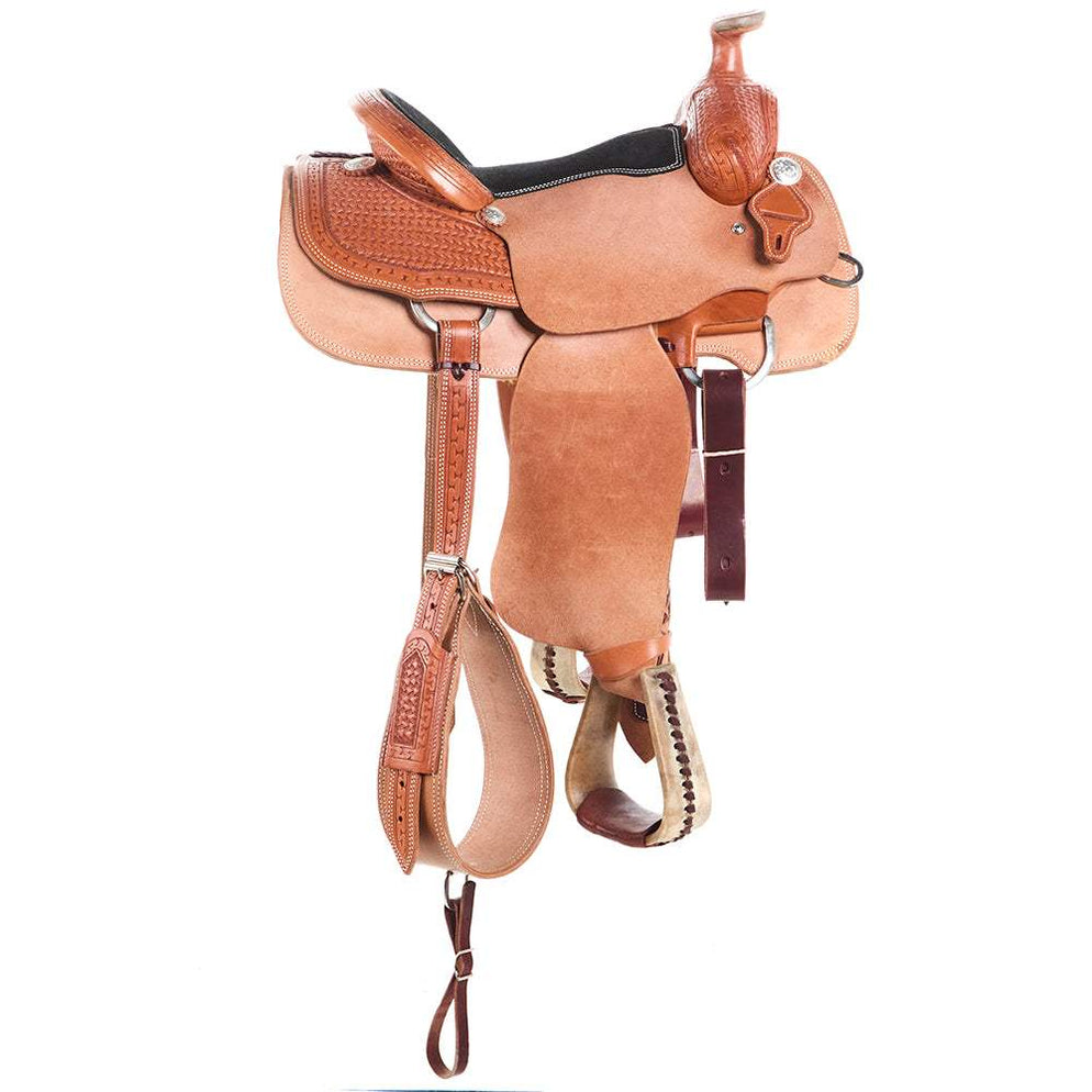 NRS Natural 1/4 Breed Team Roping Saddle