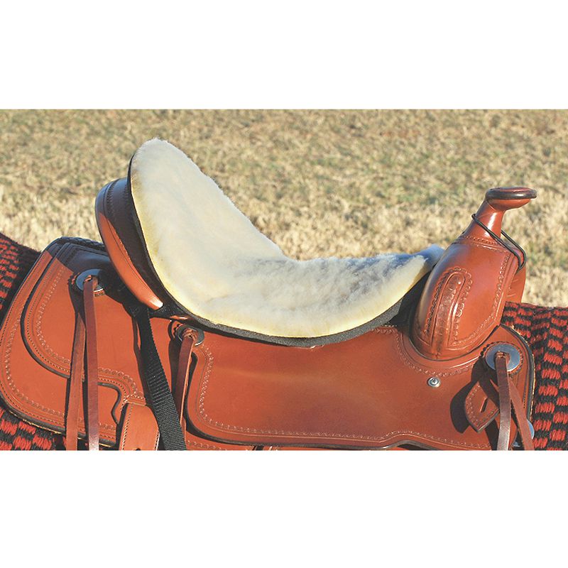 Western Luxury Tan Fleece Tush Cushion