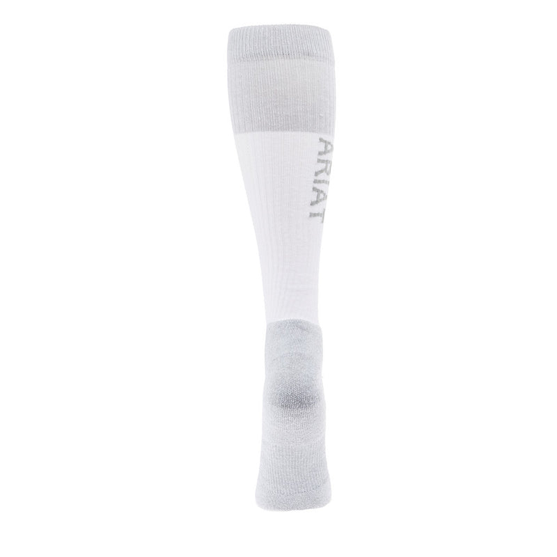 Nester Hoisery White VentTek OTC Western Boot Socks