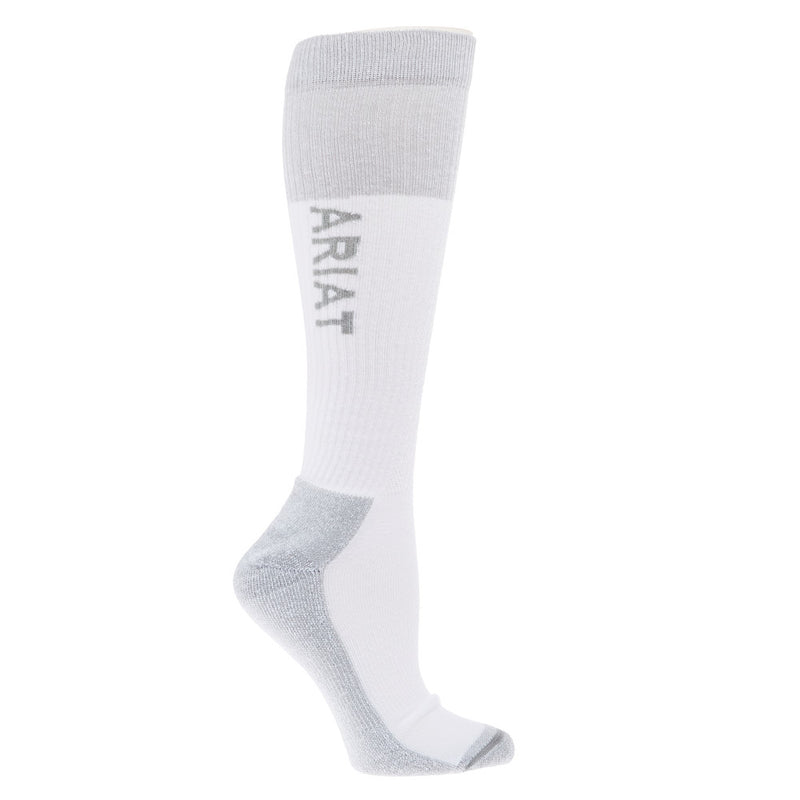 Nester Hoisery White VentTek OTC Western Boot Socks
