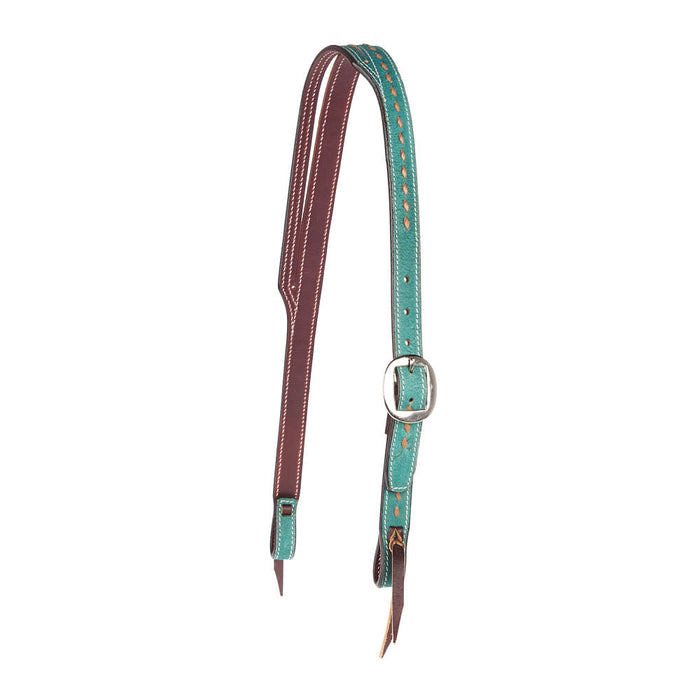 Roughout Slot Ear Headstall with Buckstitch