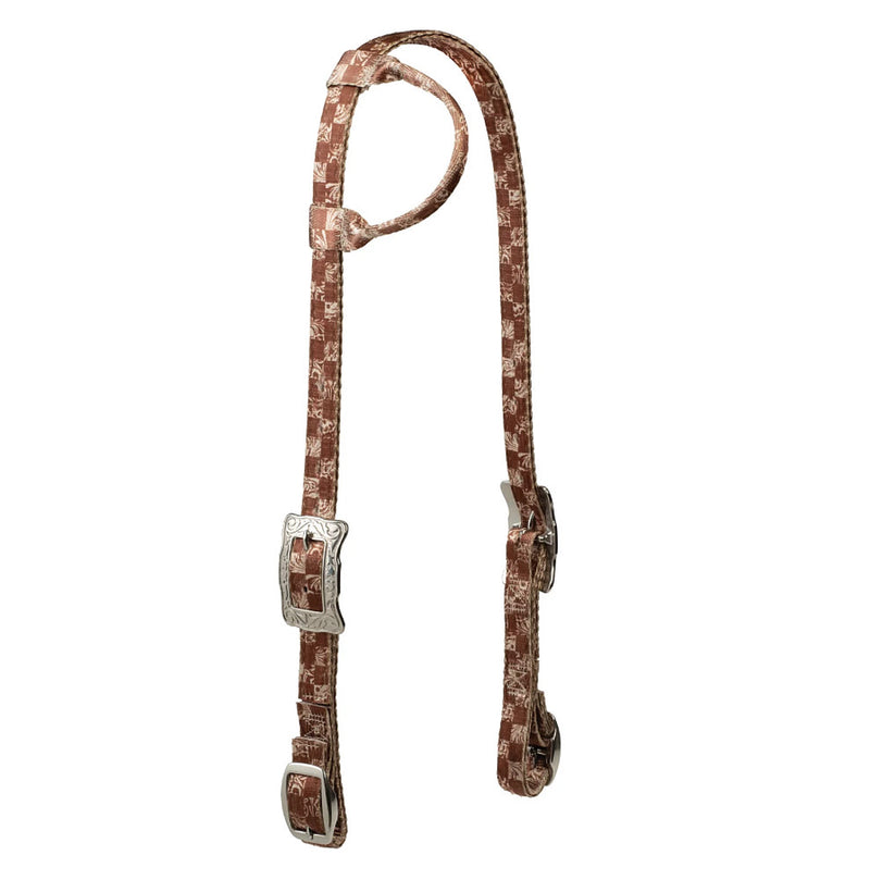 Checkerboard Pattern Poly Headstall