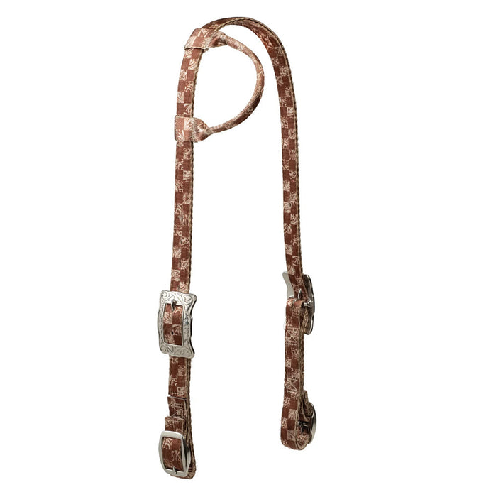 Checkerboard Pattern Poly Headstall