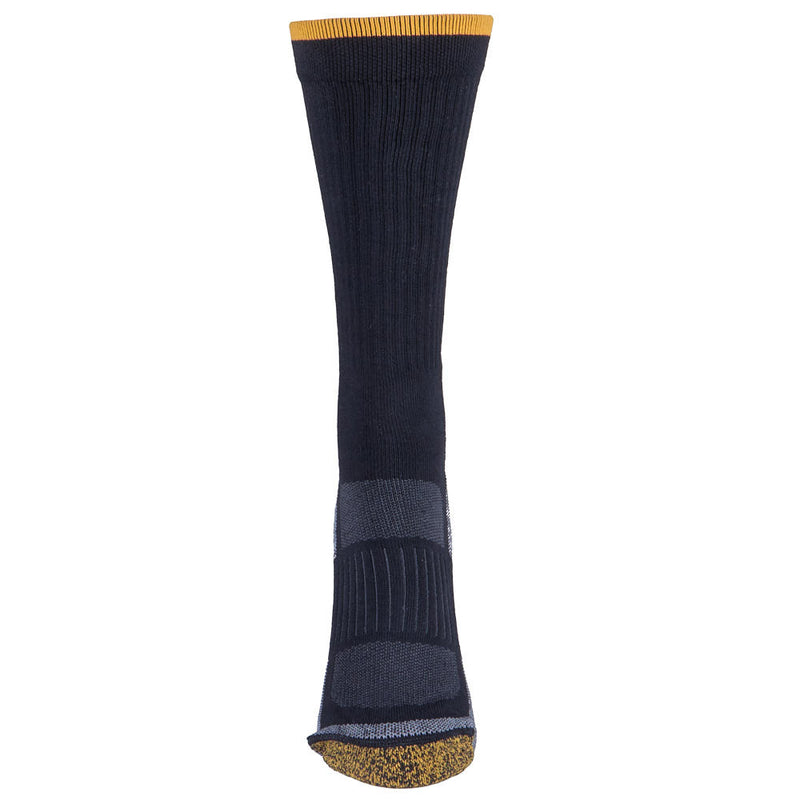 Nester Hoisery Unisex Tek Black High Performance Crew Socks 2 Pack