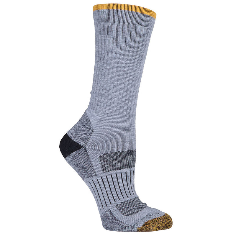 Nester Hoisery Unisex Tek High Performance Grey Crew Socks 2 Pack
