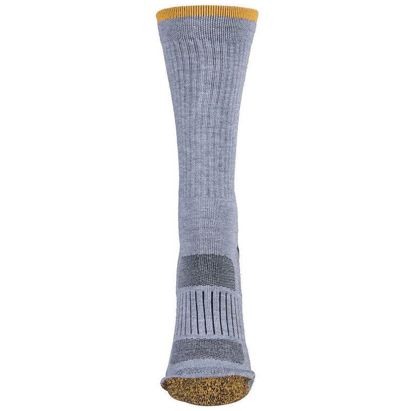 Nester Hoisery Unisex Tek High Performance Grey Crew Socks 2 Pack