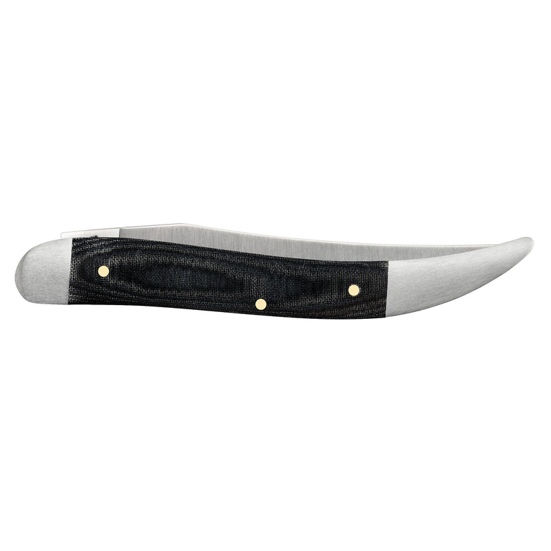 Case Smooth Black Micarta - Medium Texas Toothpick